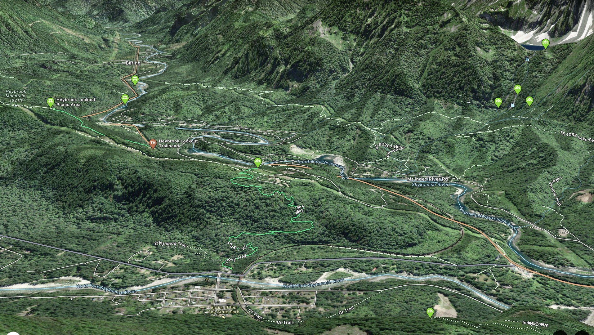 Conway Leovy on Lake Serene Trail.